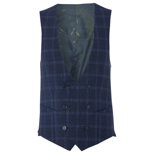 Remus Uomo 51406 28 Blue X-Slim Suit Waistcoat