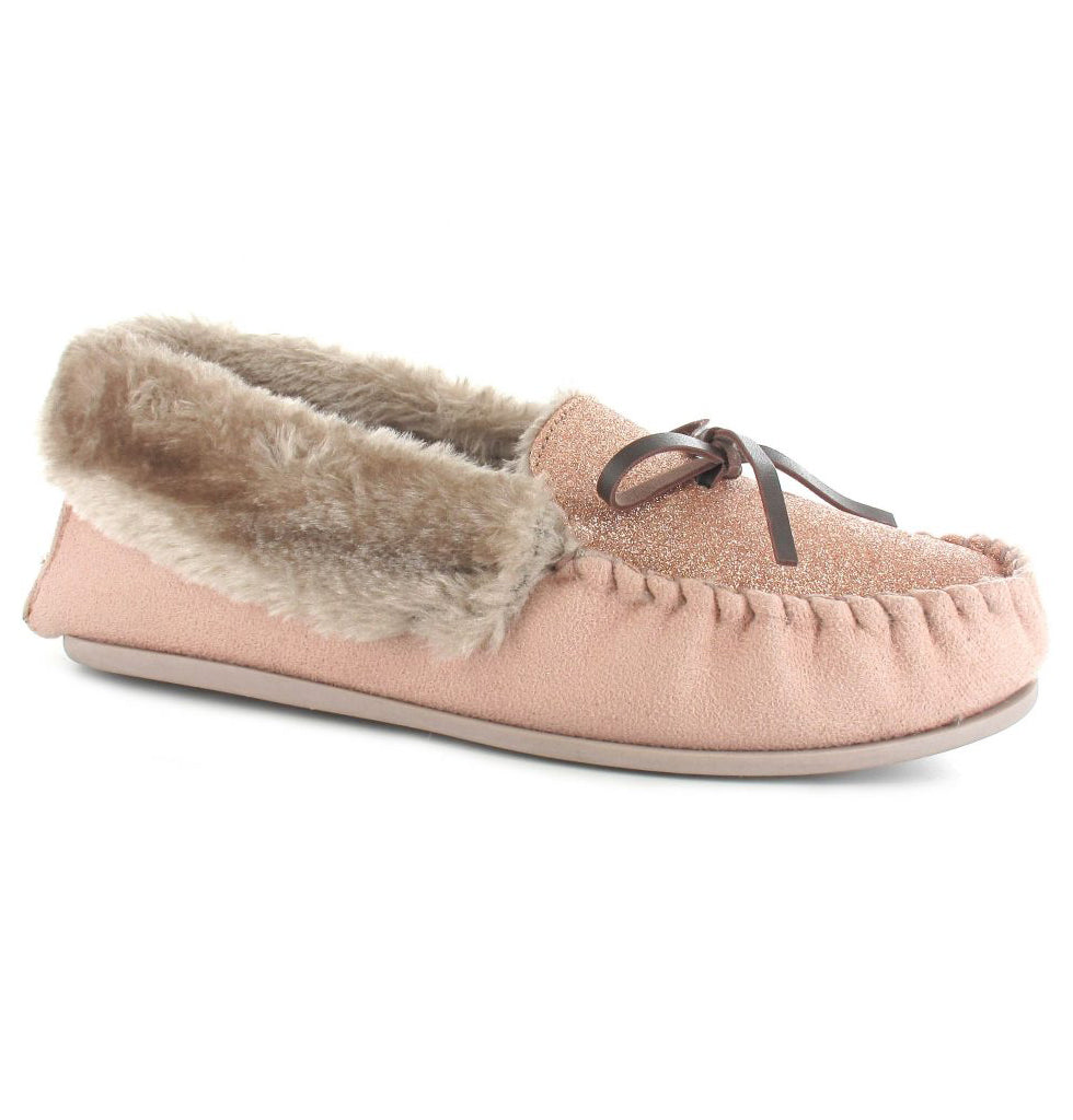 Ella Sammy Mink Slippers