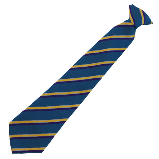 Slemish College Junior School Gall Purple Clip-On Tie