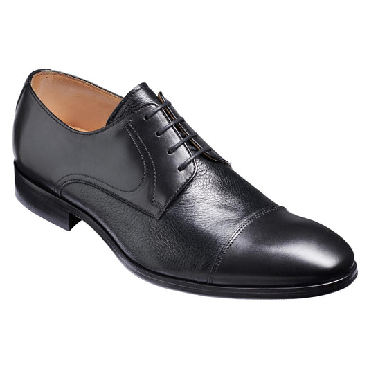 Barker Southwold Black Calf / Deerskin Formal Shoes