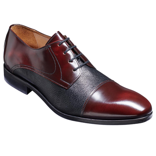 Barker Southwold Burgundy Calf / Deerskin Formal Shoes