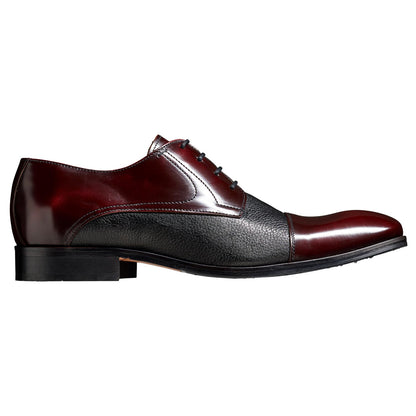 Barker Southwold Burgundy Calf / Deerskin Formal Shoes