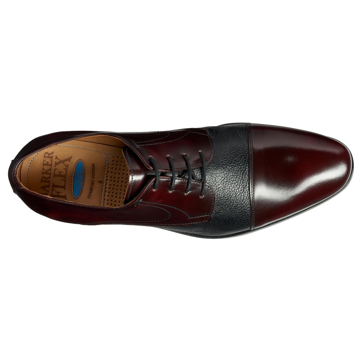 Barker Southwold Burgundy Calf / Deerskin Formal Shoes