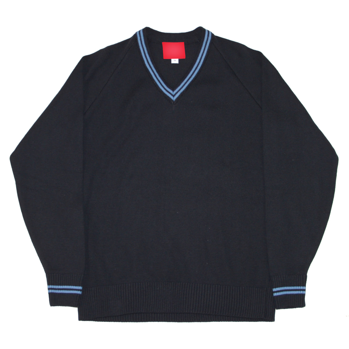 St Louis Grammar School Girls Navy Jumper With Blue Band