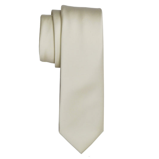 Satin Ivory Tie 41