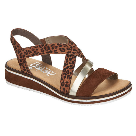 Rieker V3663-24 Tan Sandals