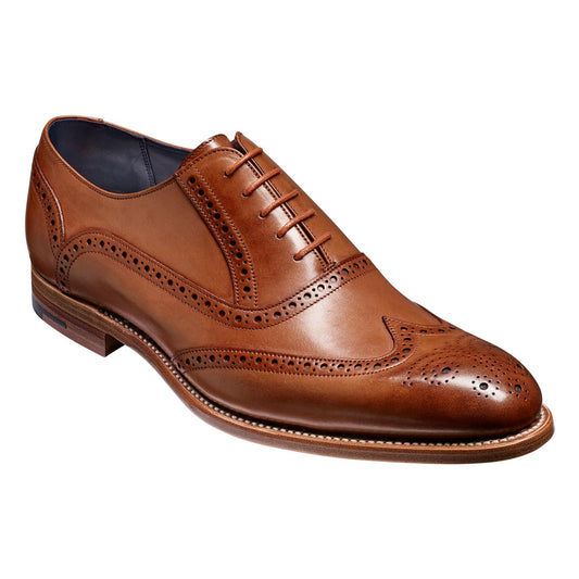 Barker Valiant Brown Hand Painted Formal Shoes