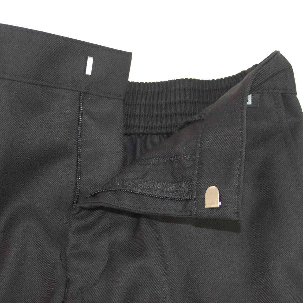 Whites 1977 Black Zipped School Trousers