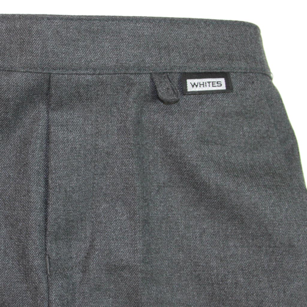 Whites 1978 Grey Pull Up School Trousers