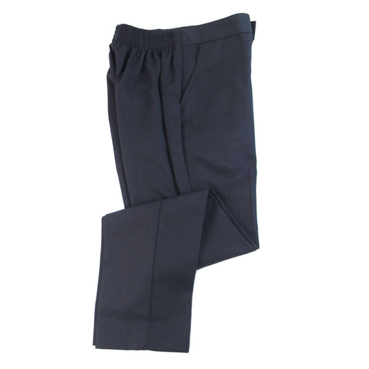 Whites 2278 Navy Pull Up School Trousers