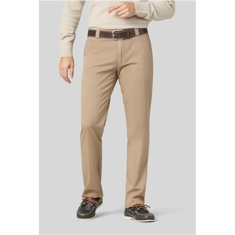 MEYER Trousers  Oslo 316 Luxury Cotton Chinos  Expandable Waist  Na  A  Farley
