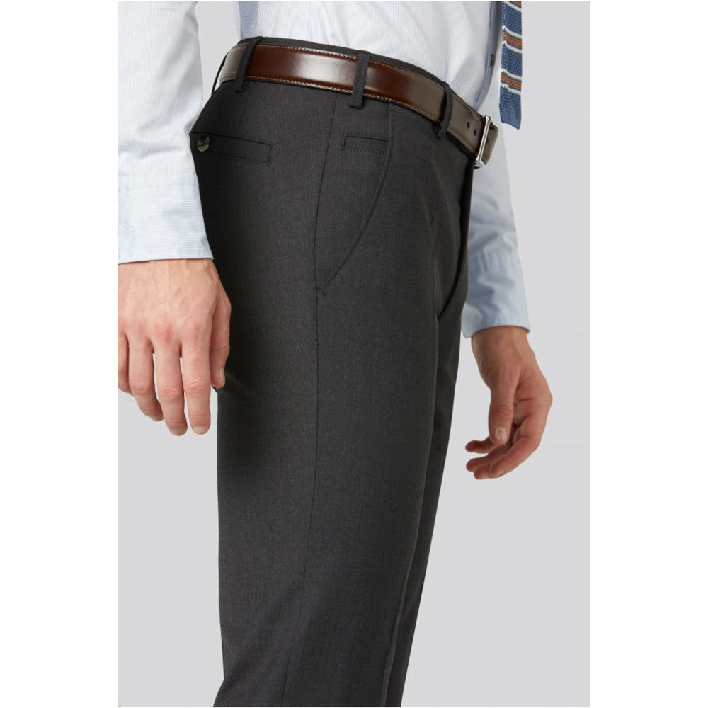 Meyer 344 08 Roma Charcoal Fine Tropical Wool Trousers