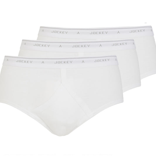 Jockey 3-Pack White Classic Y-Front Briefs