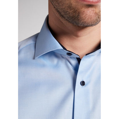 Eterna 8819 10 E15V Light Blue Comfort Fit Shirt