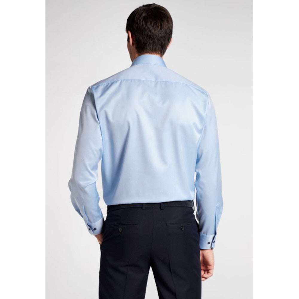 Shirt Eterna Fit – Blue Comfort E15V Light 8819 10 Wallace