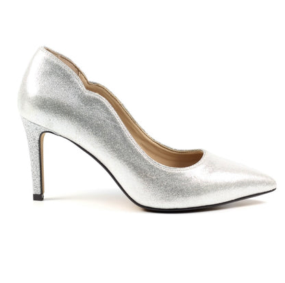 Lunar Nigella Flr041 Silver Dress Shoes