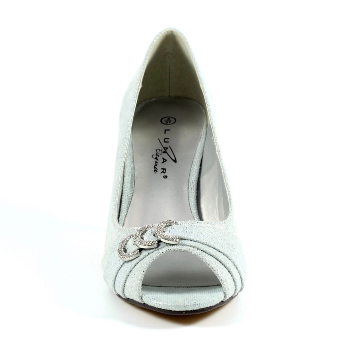 Silver open toe deals dress shoes