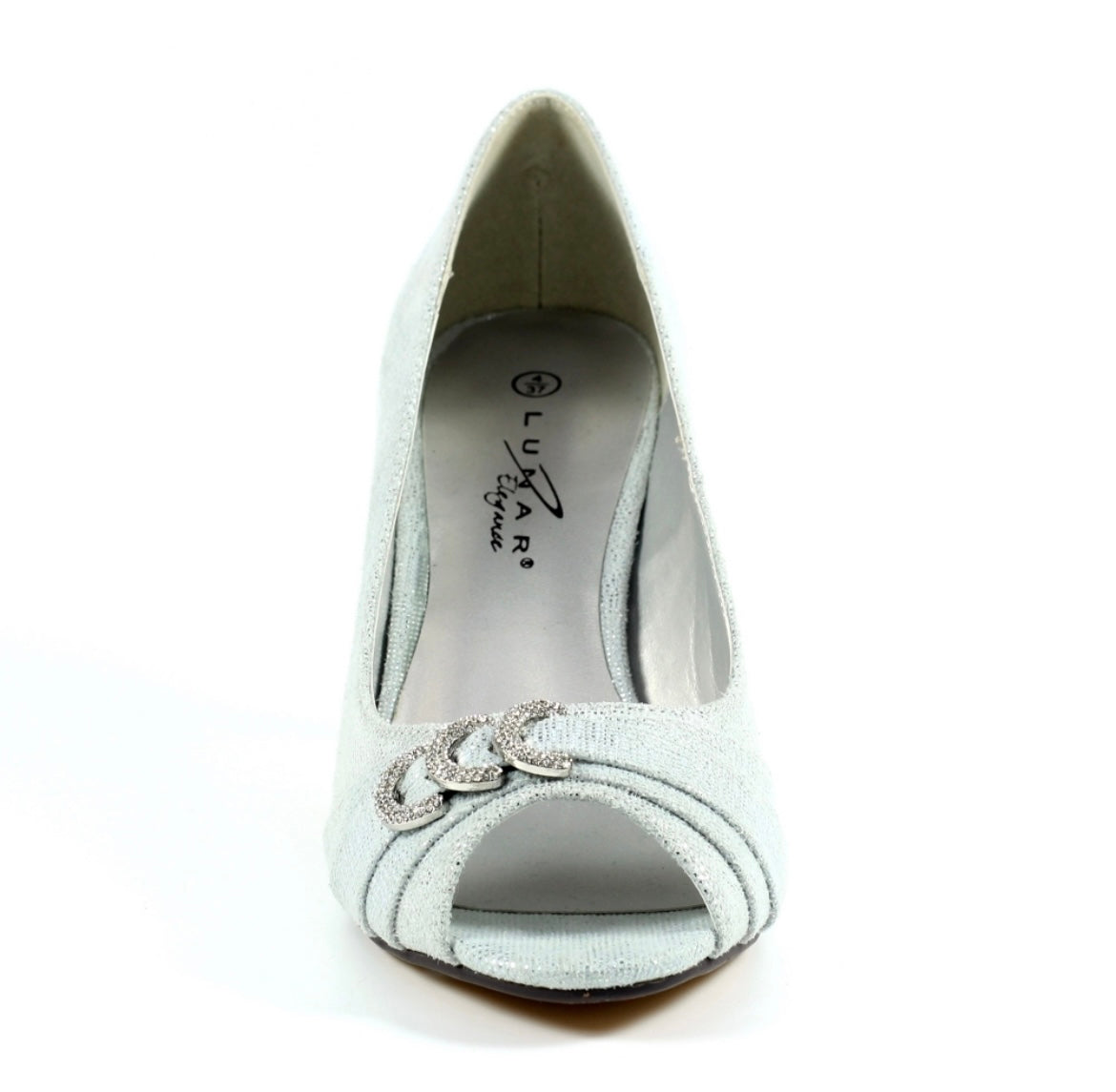 Lunar Lyla Flr047 Silver Dress Shoes