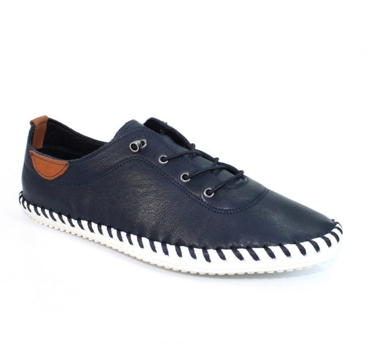 Lunar St Ives FLE030 Navy Casual Shoes