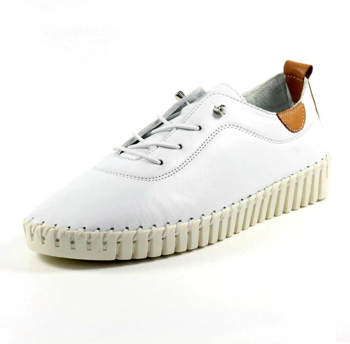 Lunar Flamborough FLM011 White Casual Shoes