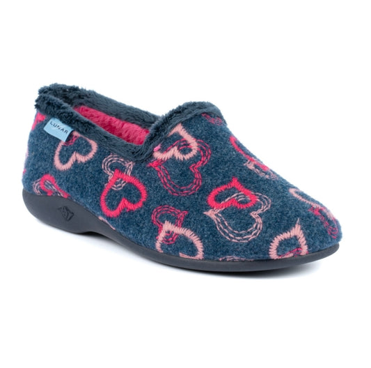 Lunar Jolly KLA147 Navy Slippers