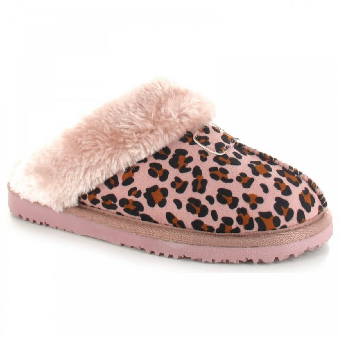 Ella Jill Pink Leopard Slippers