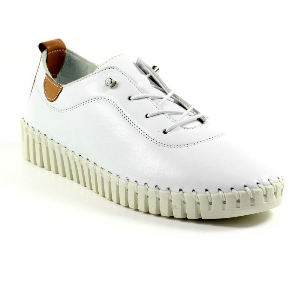 Lunar Flamborough FLM011 White Casual Shoes