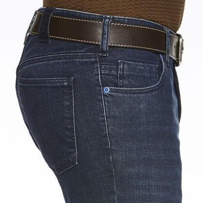 M5 By Meyer 6205 20 Slim Cross Hedge Five-Pocket Jeans