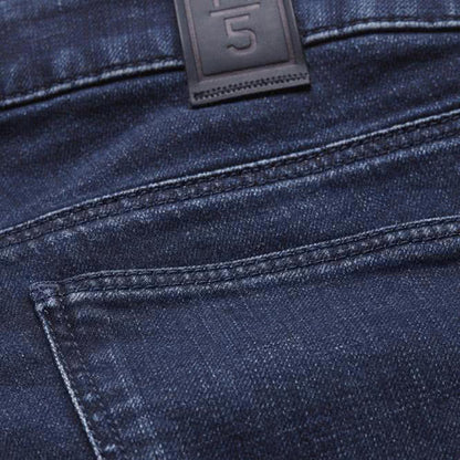 M5 By Meyer 6205 20 Slim Cross Hedge Five-Pocket Jeans