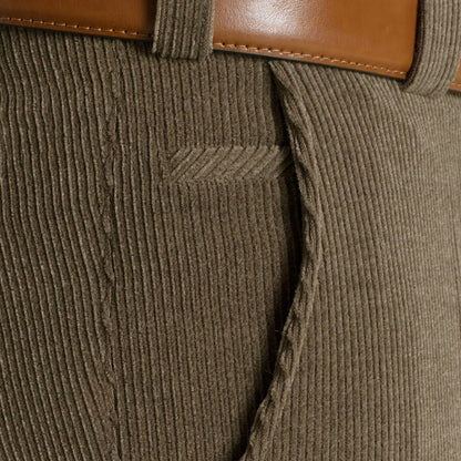 Meyer 390 33 Beige Wool Cord Trousers