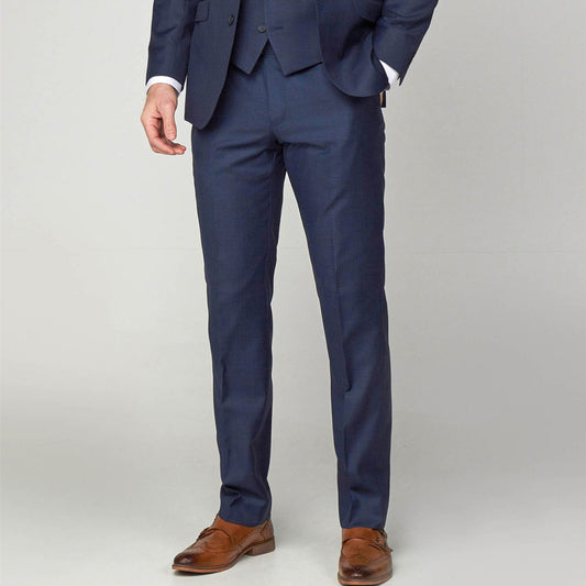 Scott 15157T Premier Ink Blue Sharkskin Mix & Match Suit Trousers