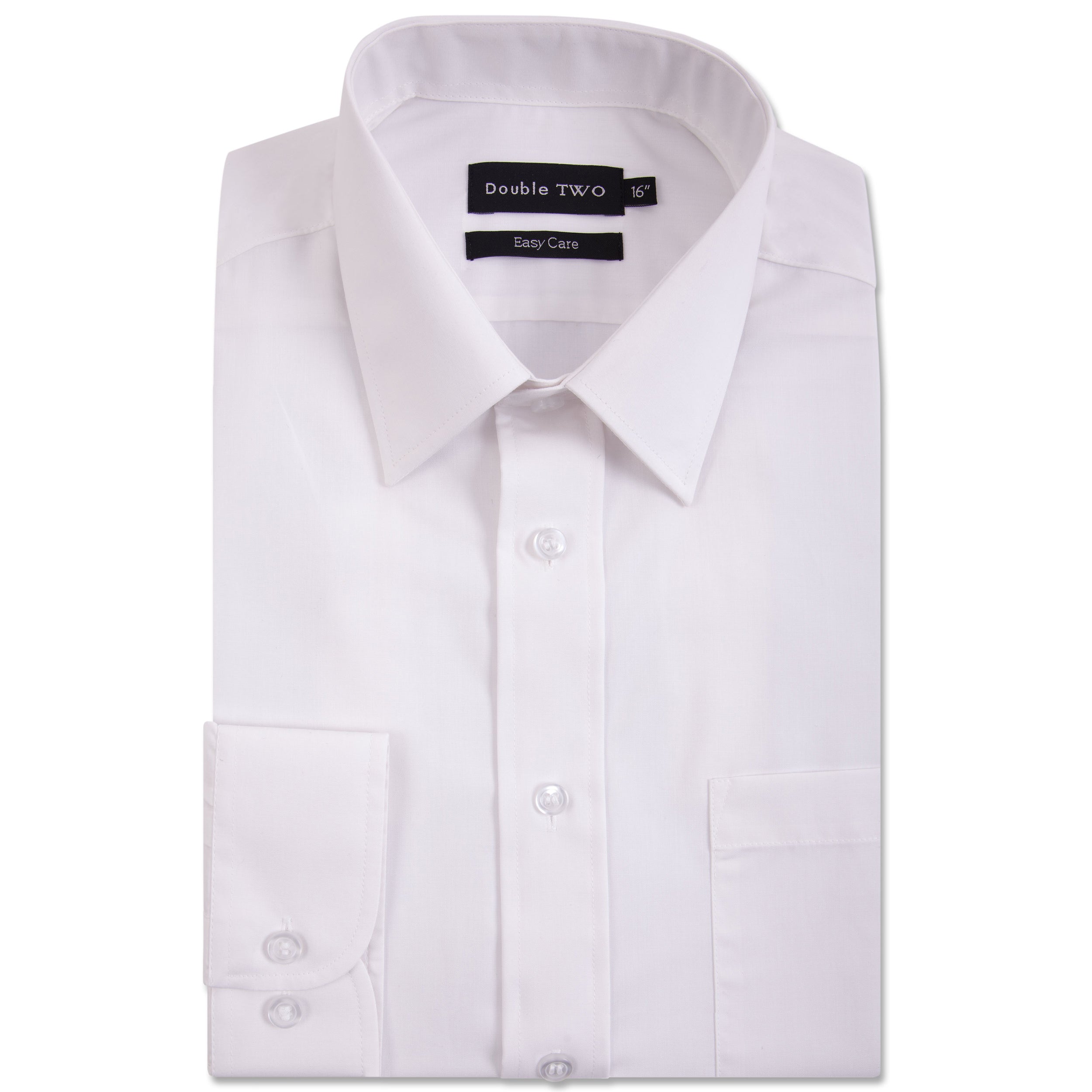 Double Two White Long Sleeve Shirt – Wallace